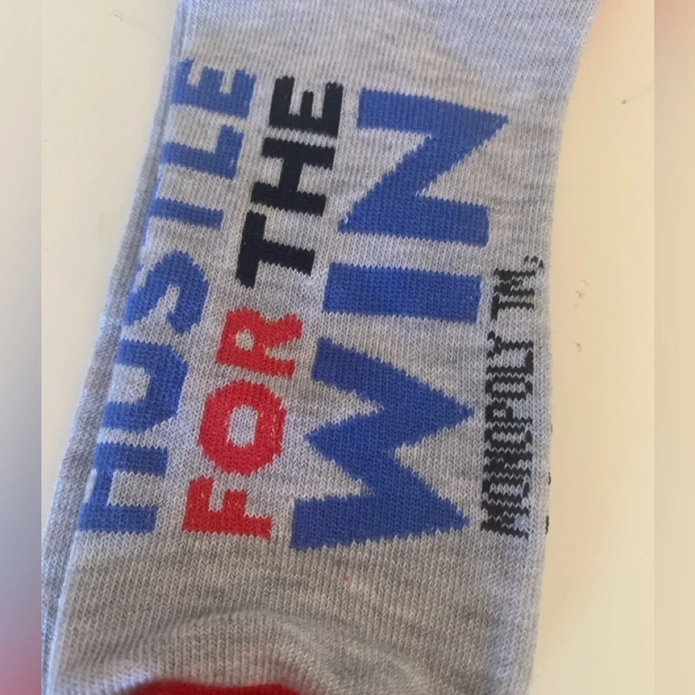 NWOT Gray & Red Monopoly Socks